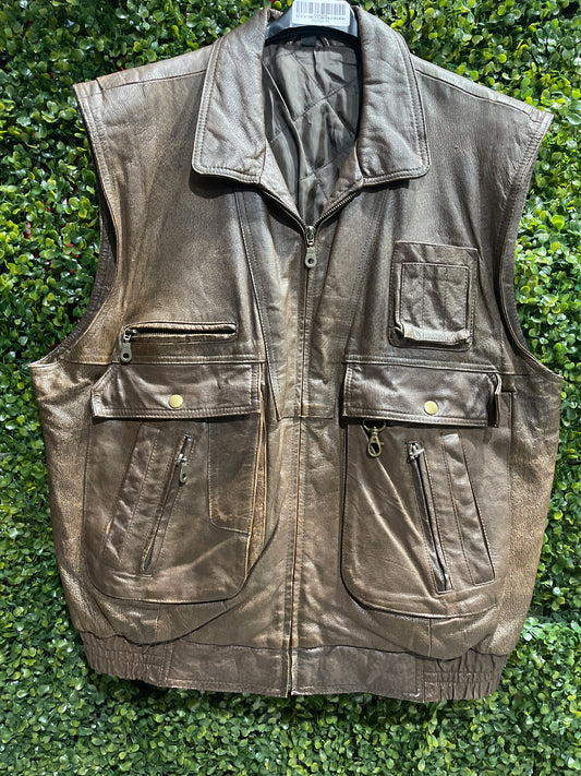 Gilet In Pelle